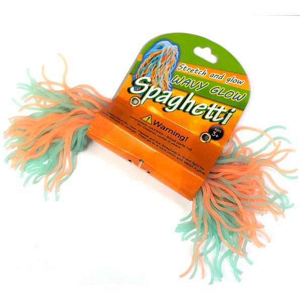 Wavy Glow in the Dark Spaghetti Strings  | Creative Activity