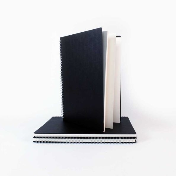 A3 Landscape Euro Sketchbook Black Pop Cover 50 sheets 160gsm | Creative Activity