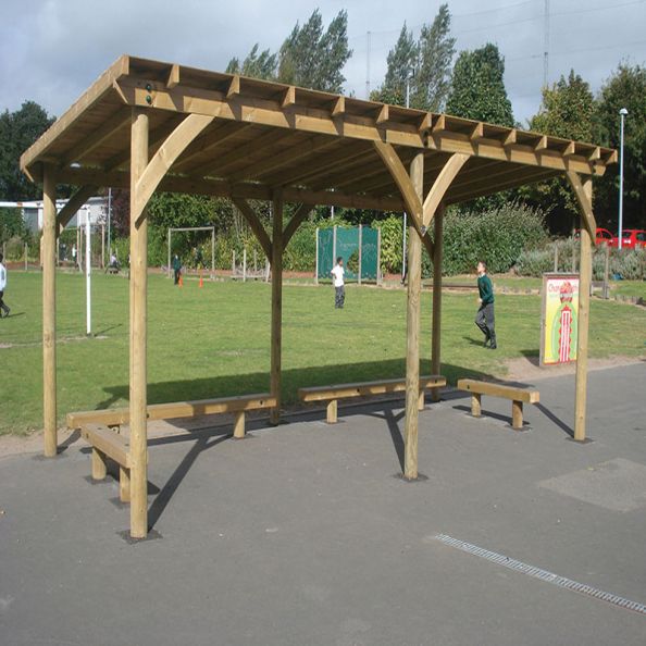 Wooden Roof Pergola - 4000mm x 2000mm | Creative Activity
