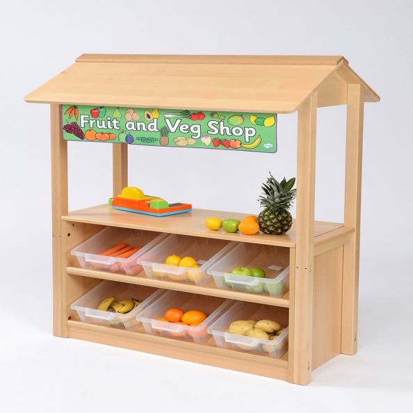 Shop Canopy with Angled Tidy with Trays | Creative Activity