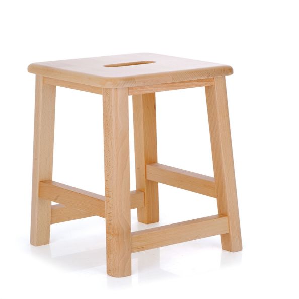 Solid Beech Stool H610mm | Classroom Furniture | Creative Activity