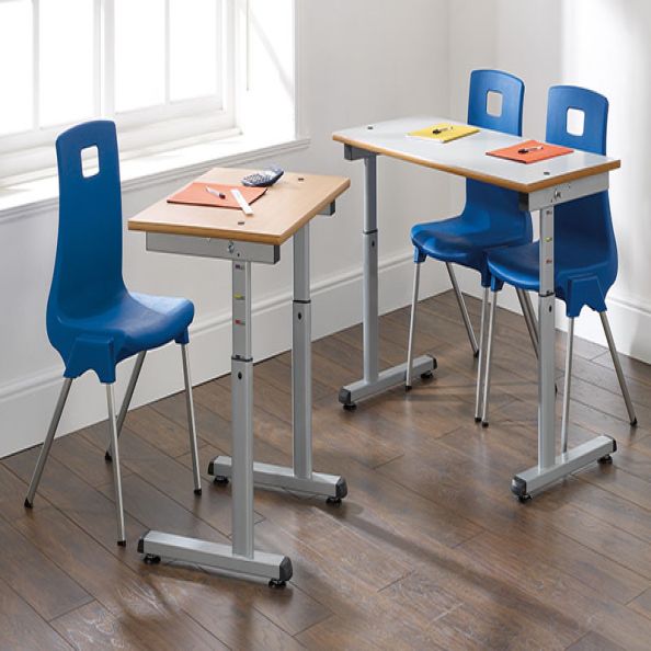 Access Height Adjustable Desk 750 X 600mm MDF Edge | Creative Activity