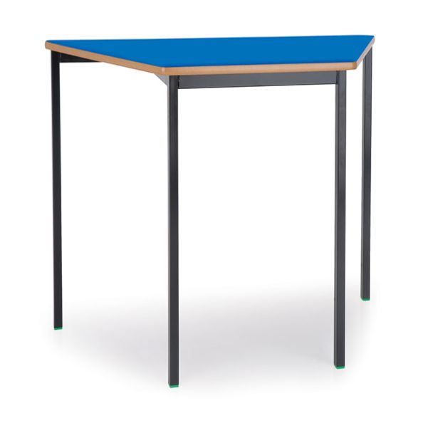 Welded Frame Trapezoidal Table 1100 X 550 MDF Edge H710mm  | Creative Activity