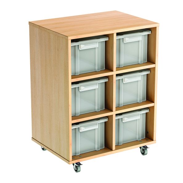 Cubby Hole Tub Storage 6-tub unit (3x2) - open front | Creative Activity
