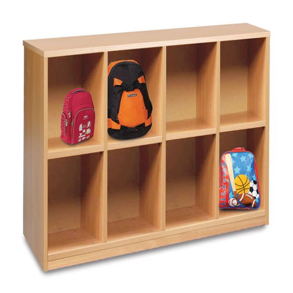 8 Compartment Bag Storage Unit w1222xd457xh1018mm | Creative Activity