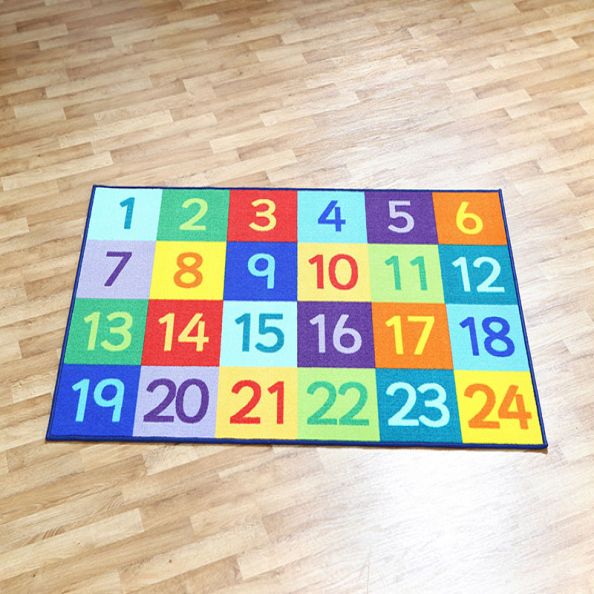Rainbow Numbers Carpet (1-24) | Creative Activity