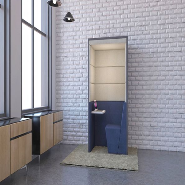 Confer 1 Seater Booth Flat Roof | Creative Activity