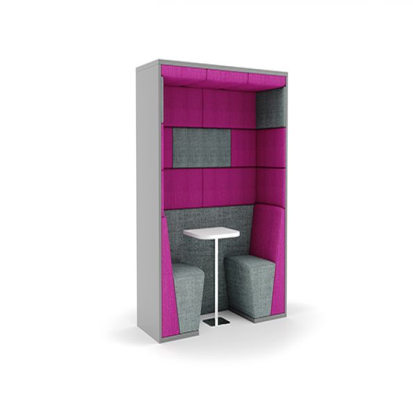 Confer 2 Seater Booth Flat Roof | Creative Activity