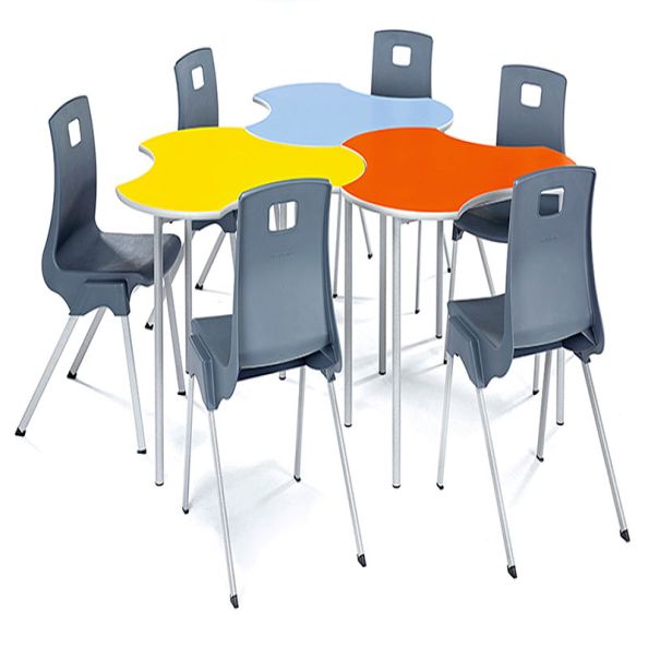 Clover Table 940 X 890 X H710mm - Pu Edge | Creative Activity