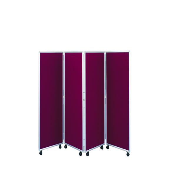 Concertina Mobile Room Divider H1800mm 4 Panel | Creative Activity