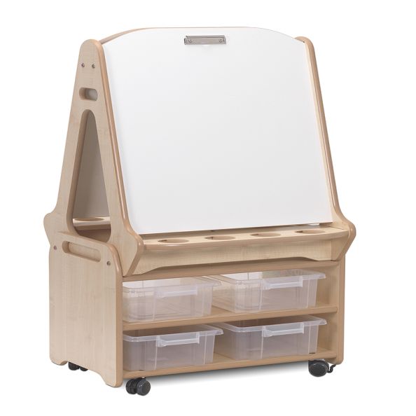 2-in-1 Art Easel and Storage Trolley | Creative Activity