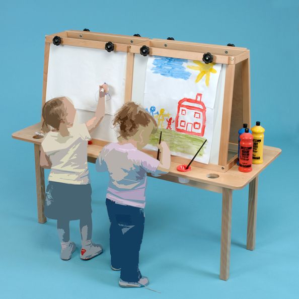 4 Person Table Easel | Creative Activity
