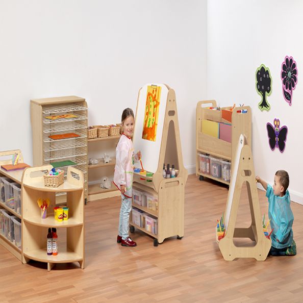 Creativity Zone Area with Clear Tubs | Creative Activity
