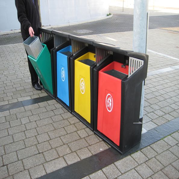 Strongbox Recycling Bin System - set of 4 | Creative Activity