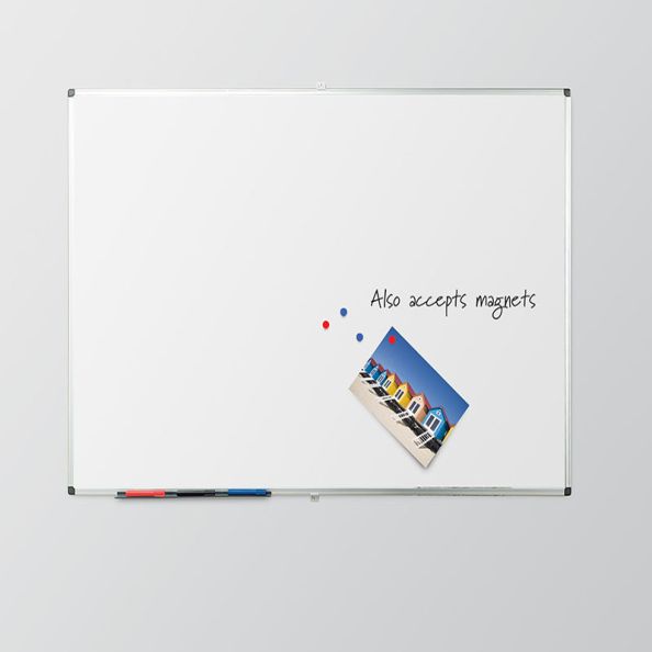 Magnetic Whiteboard W1200 X H1200mm Alu Frame | Creative Activity